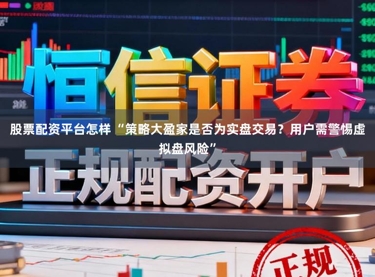 股票配资平台怎样 “策略大盈家是否为实盘交易?用户需警惕虚拟盘风险”