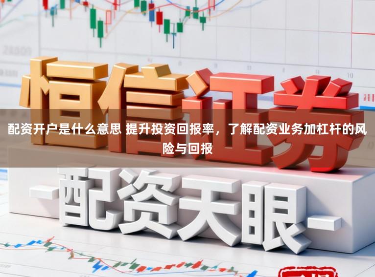 配资开户是什么意思 提升投资回报率，了解配资业务加杠杆的风险与回报